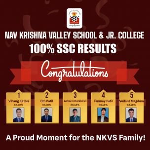 Nav Krishna Valley School and Suraj Foundation  Proudly celebrate a 100% SSC Class 10th result! 