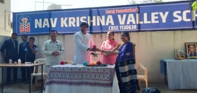 Marathi day celebration in NKVS state  board school