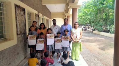 WELCOME STUDENTS IN FIRST DAY OF SCHOOL