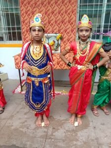 Ashadhi Ekadashi celebration at Nav Krishna valley school  Marathi Medium 