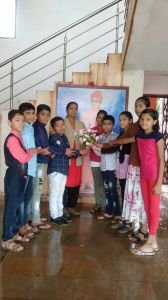 Gurupurnima  celebrated  nkvs uttur school