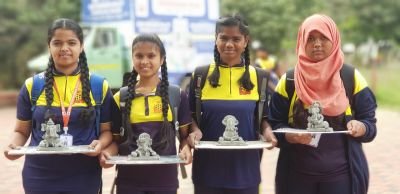 Nav  Krishna Valley  School English Medium has taken Ganesh Idol Making