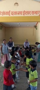 Makar Sankranti celebration in Nav krishana valley school 