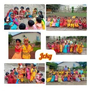 Dahi handi celebration Nav krishna valley Pre - primary students
