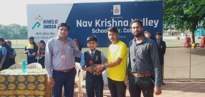 जिल्हास्तरीय स्विमिंग कॉम्पिटिशन नव कृष्णा व्हॅली इंग्रजी माध्यम 
आयुष कोटे (U-14) 
