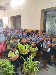 Nav krishna valley school hostel Ganpati Arati