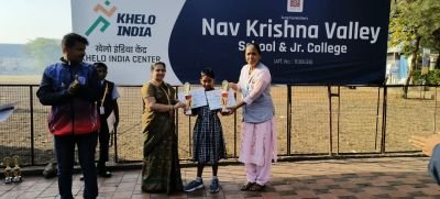 Swimming competition winner students 