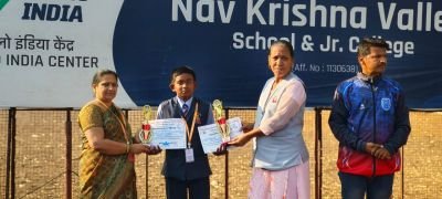 Swimming competition winner students 