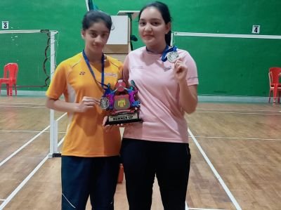 Won silver medal in CBSE cluster at bhiwandi (Mumbai) under 17 girls badminton