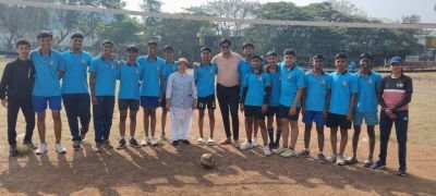 Annual Sports Meet Organized by Nav Krishna Valley School (English Medium) Kupwad Representative - Under the auspices of the Suraj Foundation Group of Nav Krishna Valley School and Junior College, the Annual Sports Meet is being organized from the 7th to the 10th of November, 2024. The event was inaugurated by Mr. Paras Patil, Assistant Sports Officer from the Sangli District Sports Office and recipient of the Shiv Chhatrapati Award.