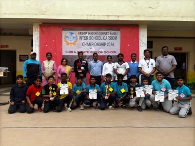 Krishna Sahodaya Complex Interschool Carrom Championship Tournament 2024- 25

We, the host , Shri A B Patil English School, Sangli are thrilled to announce the results of U14 Carrom Championship 2024

Winners ( 1st Rank): Nav Krishna Valley school, Sangli 

Runners up ( 2nd rank)
Appasaheb Birnale public school, Sangli

3rd Rank :  Podar International school, Ichalkaranji 

Congratulations to all the winners!!

Mr. Suraj Pawar 
Secretary, KSC Sangli 
Principal, Shri A B Patil English School Sangli