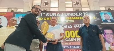 21st Suraj Under 16 Rapid Chess Tournament 2025 opening ceremony program at Kacchi Bhavan Sangli