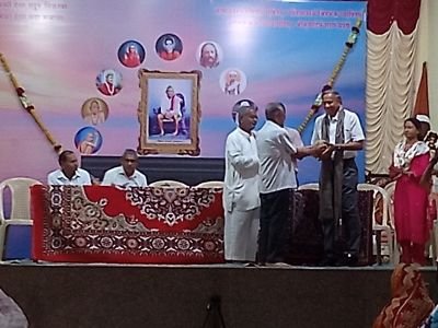 श्री कृष्ण सरस्वती दत्त महाराज 125 सावा पुण्यतिथी महोत्सव निमित्त पारायण सप्ताहमध्ये मा.श्री. प्रविण लुंकड सर यांचा सत्कार विजयनगर म्हैसाळ स्टेशन या ठिकाणी करण्यात आला.