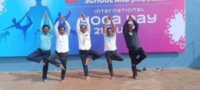 International Yoga day Celebrated Suraj foundation HODs