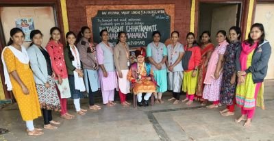 Saluting to Chatrapati Shahu Maharaja @ Nav Krishna Valley, School & Jr. College, Uttur