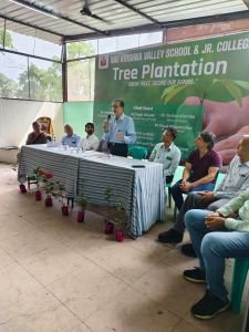 Suraj Foundation Nav Krishna valley school condcuted Tree Plantation in Botanical garden