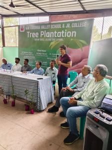 Suraj Foundation Nav Krishna valley school condcuted Tree Plantation in Botanical garden