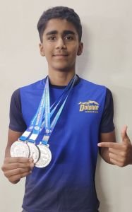????‍♂️✨ Heartiest Congratulations! ✨????‍♂️

We are immensely proud to announce that Rishi, a talented swimmer from Nav Krishna Valley School, showcased an outstanding performance at the Junior State Aquatic Championship 2025 held at Balewadi Stadium, winning 4 Silver Medals!

He has now been selected to represent Maharashtra at the Junior Aquatic Nationals to be held in Ahmedabad from 3rd August to 7th August 2025, organized by the Swimming Federation of India (SFI).

Rishi will compete in the Boys Under-17 category in the following events:
???? 1500 m Freestyle
???? 800 m Freestyle
???? 400 m Freestyle
???? 200 m Freestyle
???? 4 × 200 m Freestyle Relay

The entire Nav Krishna Valley School family wishes him All the Very Best for the Nationals!
May you make Maharashtra and our school proud! ????

???? Best Wishes & Blessings! ????
