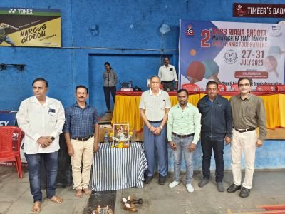 2nd Miss Riana Bhoota Maharashtra State Ranking Table Tennis Tournament 27 to 31 July 2025 opening ceremony program at Krishna Valley Complex