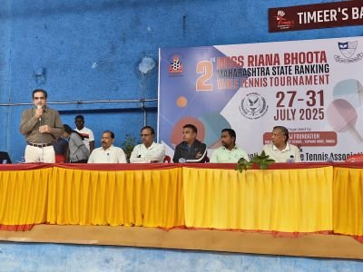 2nd Miss Riana Bhoota Maharashtra State Ranking Table Tennis Tournament 27 to 31 July 2025 opening ceremony program at Krishna Valley Complex
