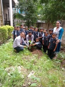 नव कृष्णा व्हॅली स्कूलमध्ये  विद्यार्थ्यांच्या वाढदिवसानिमित्त शाळेला रोपे दिली. इयत्ता दुसरीतील विद्यार्थी श्लोक गणेश पाटील व त्याचा भाऊ रुद्र गणेश पाटील इयत्ता पहिली यांनी आपला वाढदिवस अनोख्या पद्धतीने साजरा केला .त्याने शाळेला एक पेरूचे आणि एक आंब्याचे रोपटे भेट दिले वर्ग शिक्षकांनी त्याचा स्वीकार केला.????????
या छोट्याशा कृतीतून श्लोकने व रूद्रने पर्यावरणाचे महत्त्व अधोरेखित केले. त्यांच्या या स्तुत्य उपक्रमाचे शाळेचे मुख्याध्यापक श्री. अधिकराव पवार सर सर्व शिक्षक, शिक्षकेतर कर्मचारी आणि विद्यार्थ्यांनी कौतुक केले.

