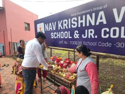 Nav Krishna valley school celebrated the Dahi Handi
