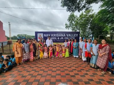 Nav Krishna valley school celebrated the Dahi Handi