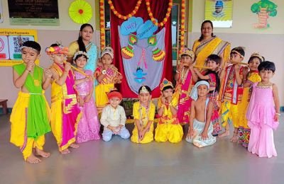 Janmashtami celebration in Nav Krishna Valley Abhyaas 
