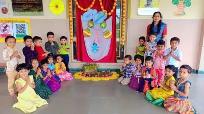 Janmashtami celebration in Nav Krishna Valley Abhyaas 