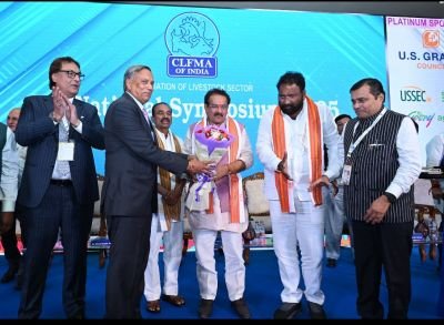 I have been honoured by CLAFMA ,a national feed and livestock association of India as LIFE TIME ACHIEVEMENT AWARD 
By the hands of honourable minister for Animal husbandry,dairy and fishery GOI , Shri  Baghela , for  the services and work towards development of livestock industry for last 47 years .I am very much thankful to all my industry friends ,colleagues ,well wishers and my family for their supports and best wishes 