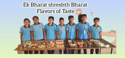 एक भारत श्रेष्ठ भारत फ्लेवर ऑफ टेस्ट नव कृष्णा व्हॅली स्कूल स्टुडंट्स पार्टीसिपेटेड दिस ऍक्टिव्हिटी