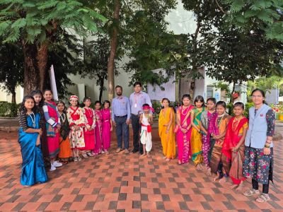 एक भारत श्रेष्ठ भारत फ्लेवर ऑफ टेस्ट नव कृष्णा व्हॅली स्कूल स्टुडंट्स पार्टीसिपेटेड दिस ऍक्टिव्हिटी