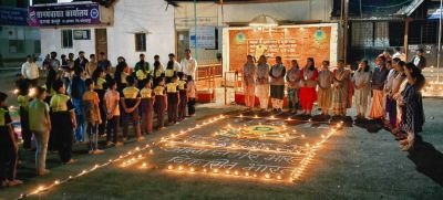 Nav Krishna Valley school Celebrated the Tripurae Purnima 