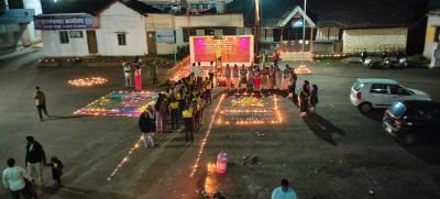 ????????Tripurari Pornima  celebrated by Nav krishna valley school, uttur with the theme 