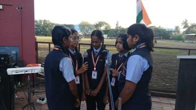 Nav Krishna Valley School Celebrated the Tripurari Purnima in school with thousands of Diyas 