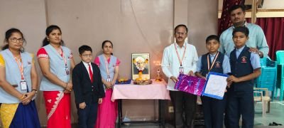 नव कृष्णा व्हॅली स्कूल मराठी माध्यम मध्ये राष्ट्रीय विज्ञान दिन उत्साहात साजरा 