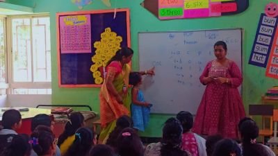 Today Parents Orientation Program was organised by Abhyaas Kupwad.
Total _ 51 parents were present for POP, uniform & books kit were distributed who had paid full fees in one time & few parents purchased uniforms who had paid only 1st installment, Kreedo Trainer Ms.Ashwini Patil gave all details regarding Kreedo system & academics