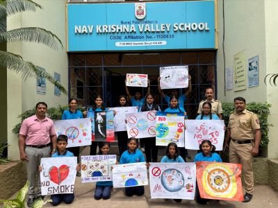सांगली पोलिसांच्या वतीने शाळा महाविद्यालयातील विद्यार्थी तसेच इच्छुक नागरिक यांच्याकरिता अमली पदार्थ विरोधी जनजागृती करण्यासाठी विशेष उपक्रम राबविण्यात आला यामध्ये नव कृष्णा व्हॅली स्कूल यांनी ऍक्टिव्ह पार्टिसिपेट करून त्यांना चांगला प्रतिसाद दिला