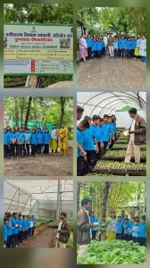  Educational Visit to Nursery???? 

✨The students of Class VI from Nav Krishna Valley School (English Medium), Kupwad visited social Forestry Department Nursery Kupwad  under the Kaushal Bodh programme. ????

????‍???? Mr. Vishwas Patil and Deepali Patil Forest Department Officers, explained nursery management and introduced the students to 40 plant species, including 35 medicinal plants. Students learned about growing seedlings in coco peat, using Bavistin to prevent fungal growth, spraying different pesticides every 15 days, and using onion paste for better growth and flowering of potted plants. ????????????

???? The students also learned how seed balls are prepared during summer for tree plantation. The visit was informative, interactive, and inspired students to care for plants and protect the environment. ????????