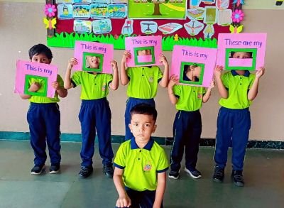 Nav Krishna Valley Abhyaas done it activity  Theme -All About Me