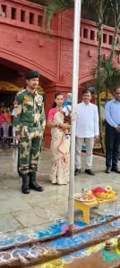 Nav Krishna valley school Uttur celebrated 80 th Indepandance day