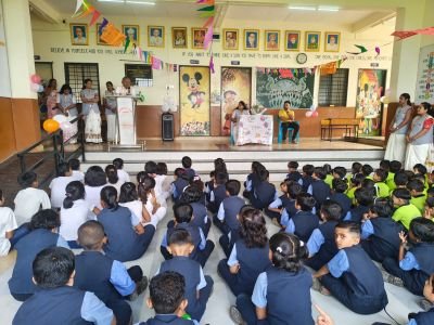 NKVS mahisal english medium celebrted the indapandance day