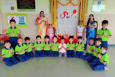 Panchami Celebration @ Abhyaas Kupwad 

Nag Panchami was celebrated with great enthusiasm and joy. The celebration introduced children to the cultural significance of the festival in a simple and age-appropriate manner.

Teachers explained the importance of Nag Panchami and encouraged children to respect snakes and all living creatures. Children participated in creative activities such as colouring snake pictures, making colourful snake crafts, and enjoying story-based learning.

 The celebration provided a wonderful opportunity for children to learn about Indian traditions while developing creativity, curiosity, and respect for nature.
The children thoroughly enjoyed the celebration and participated with great excitement.

Thank you ????
NKVS_ ABHYAAS