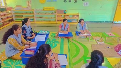 Kreedo training for Abhyaas Kupwad EM and MM teachers.